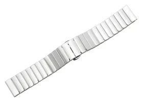 Beline pásek 20mm bílá / Řemínek pro chytré hodinky / šířka 20 mm / nerezová ocel