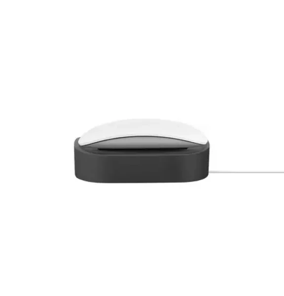 UNIQ NOVA COMPACT MAGIC MOUSE CHARGING DOCK WITH CABLE LOOP - CHARCOAL (DARK GREY) (8886463684917)