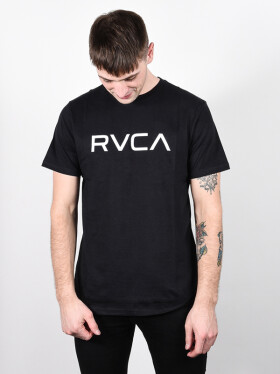 RVCA BIG RVCA black pánské tričko s krátkým rukávem - S