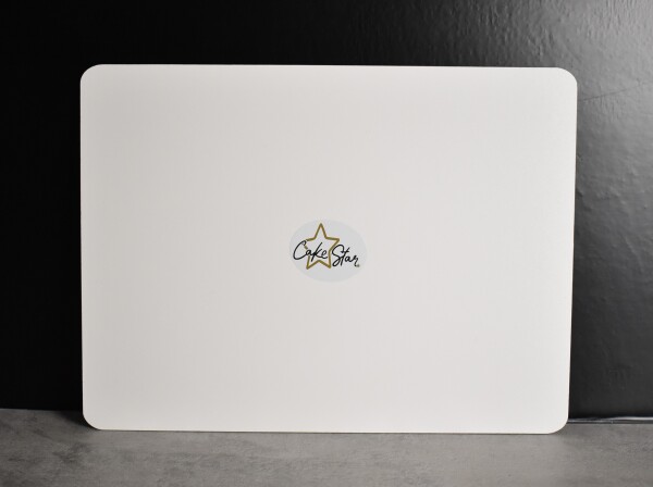 Cake Star Tác pevný dřevovláknitý bílý 30x40cm