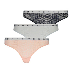 Dámská tanga Lace 3 Pack UW0UW02524-0TX - Tommy Hilfiger L