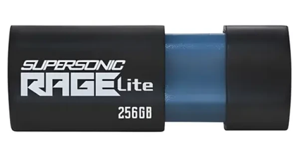 Patriot Rage Lite 512GB černá / Flash disk / USB 3.2 / čtení: 120 MB/s / výsuvný (PEF512GRLB32U)