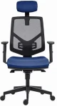 Powerton Tina modrá / Kancelářské ergonomické křeslo / nosnost 120 kg (MKWPTIKDCMXA)