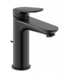 DURAVIT - Wave Umyvadlová baterie s výpustí, matná černá WA1020001046