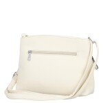 Stylová dámská koženková crossbody kabelka Lumi, béžová