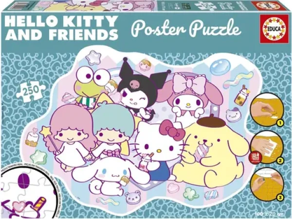 EDUCA Poster puzzle Hello Kitty a přátelé