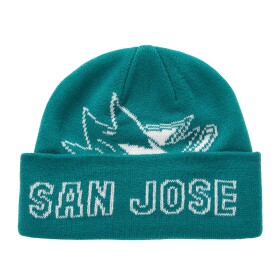 Mitchell & Ness Pánská Zimní Čepice San Jose Sharks NHL K.O. Knit Sharks