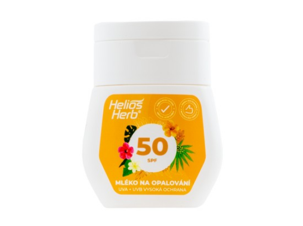 Helios Herb Mléko na opalování SPF 50 50 ml