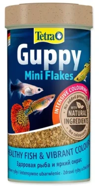 Tetra Guppy / Krmivo pro živorodé ryby / Vločky / 250 ml (A1-129078)
