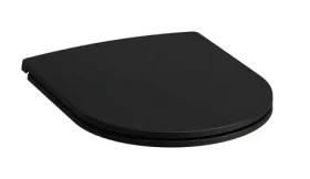 Laufen Slim matná černá / WC sedátko / SoftClose / duroplast / 445x370 mm (H8989667160001)