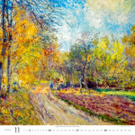 Nástěnný kalendář Helma 2024 - Impressionism, 30 x 30 cm
