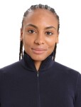 Dámské merino tričko s dlouhým rukávem ICEBREAKER Wmns 260 Tech LS Half Zip, Midnight Navy velikost: M