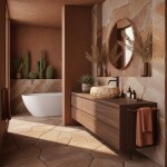 REA - Umyvadlo na desku Mika Light Terracotta REA-U7348