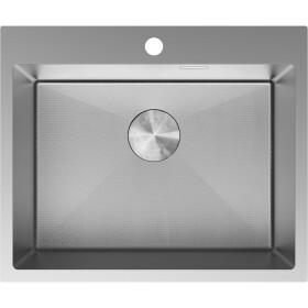 MEXEN - Solix ocelový dřez 1-bowl 600 x 500 mm, nerez HC 6408601000-01HC