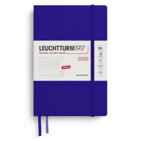 Week Planner 2026 Paperback (B6+) Ink