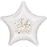 34. narozeniny balónek hvězda Balonky.cz 34. narozeniny balónek hvězda Balonky.cz