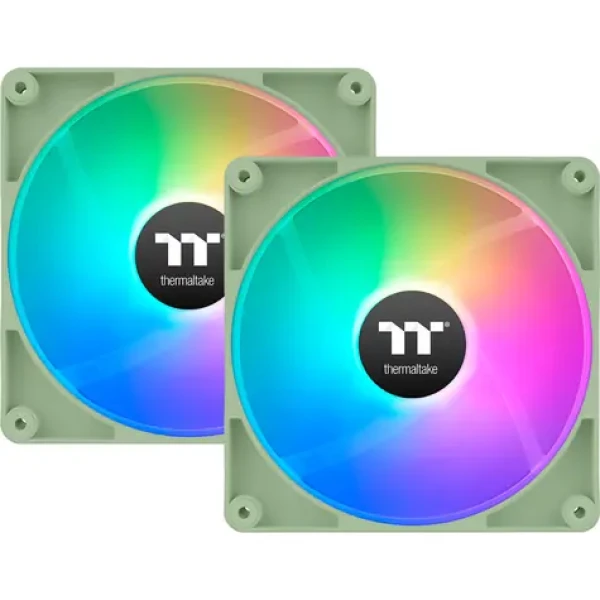 Thermaltake CT140 ARGB Sync PC Cooling Fan světle zelená / Hydraulic Bearing / 140mm / 30.5dB @ 1500rpm / 2ks (CL-F203-PL14MG-A)