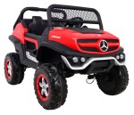 Mamido Dětské elektrické auto Buggy 4x4 Mercedes-Benz Unimog červené