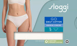 Dámské kalhotky GO Daily Cotton Tai - WHITE - bílé 00GZ - SLOGGI WHITE L