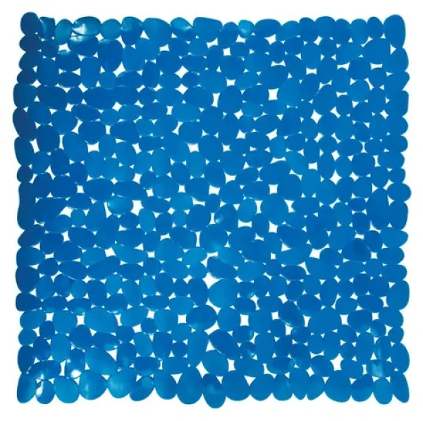 MSV GALETS protiskluzová podložka do sprchy tmavě modrá / PVC / 53 x 53 cm