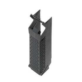 Electronics housings, OMNIMATE Housing - series CH20MBlack, Side element, Width: 22,5 mm