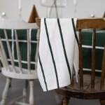 Storefactory Bavlněná utěrka White/Green, zelená barva, textil