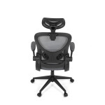 Kancelářská židle, houpací mechanismus, šedá, KA-K2021 GREY