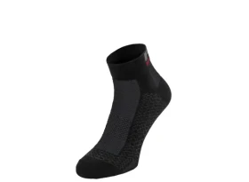 R2 Easy cyklistické ponožky černá/antracitová vel. L (43-46)