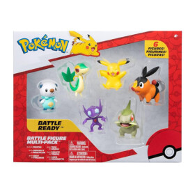 Pokémon akční figurky 6-Pack (Pikachu, Tepig, Oshawott, Sableye, Axew a Sniyv)