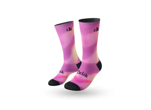 Fizik Faded cyklistické ponožky Purple/Yellow vel. S (35-39)