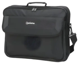 Manhattan Cambridge Clamshell 17.3" černá / Brašna na notebook / Polyester / Odnímatelný popruh (439992)