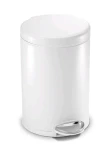 Simplehuman Pedálový odpadkový koš – 4.5 l / kulatý/ bílý (CW1853CB)