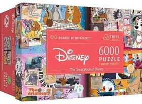 Puzzle UFT: Velká kniha Disney 6000 dílků