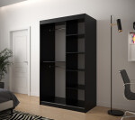 Šatní skříň Abi Jodelka 1 Barva korpusu: Dub artisan, Rozměry: 100 cm, Dveře: Bílá mat