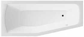 AQUALINE - OPAVA vana 160x70x44cm bez nožiček, levá, bílá C1670