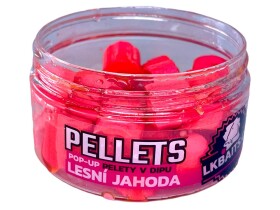 LK Baits Pop-up Pelety v dipu Lesní Jahoda 40g - 12mm,LK Baits Pop-up Pelety v dipu Lesní Jahoda 40g - 12mm