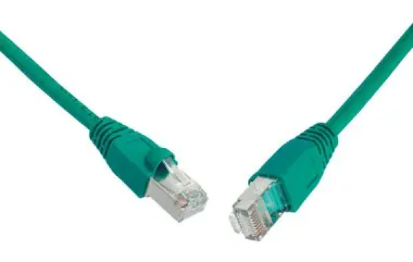 Solarix C5E-315GR-2MB patch CAT5E SFTP PVC, 2m, zelený