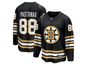 Outerstuff Dětský Dres David Pastrnak #88 Boston Bruins Black 100th Anniversary Premier Breakaway Jersey Velikost: L/XL