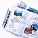 Tombow Travel Journal sada deníku A5 s TwinTone, Mono Edge a Power