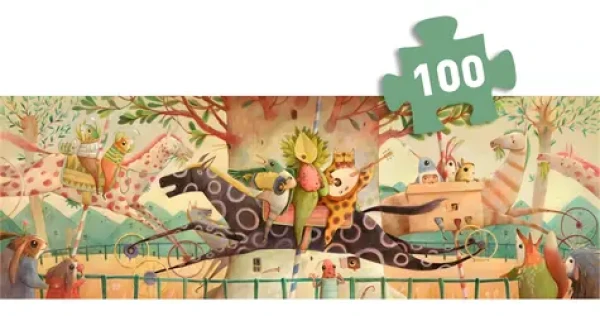 DJECO Panoramatické puzzle Skvělá jízda