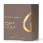 Skandinavisk HYGGE 200 g - SKANDINAVISK Vonná svíčka HYGGE Gold (útulno) 200 g – speciální edice, hnědá barva, sklo
