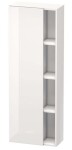 DURAVIT - DuraStyle Skříňka vysoká 140x50x24 cm, levá, lesklá bílá DS1238L2222