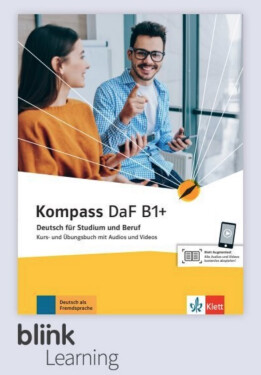 Kompass DaF B1+ – Digitale BlinkLearning – Kurs./Übungsbuch – Lernende (14 měsíců)