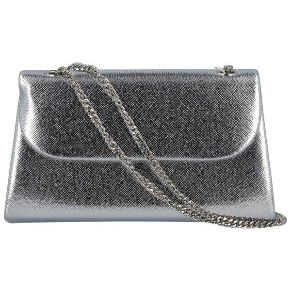 Stylové dámské psaníčko Michelle Moon Zalia, stříbrné