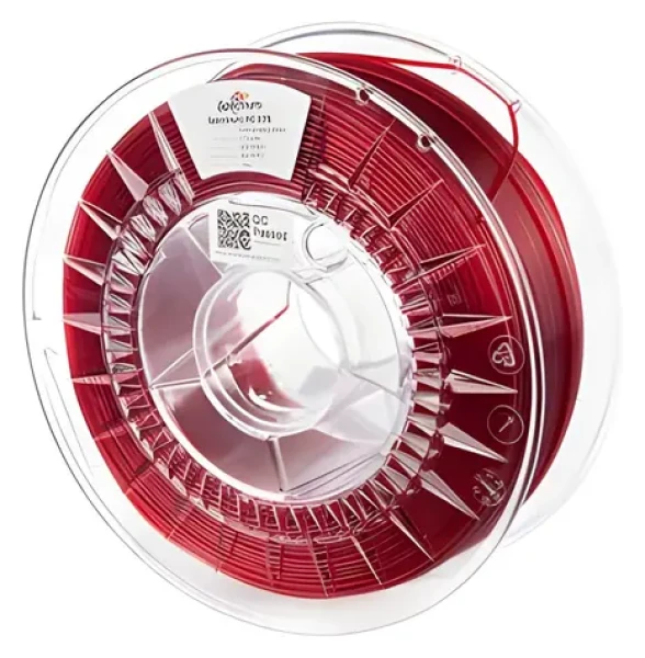 Spectrum PC 275 transparentní červená / 3D filament / 1,75 mm / 1 kg (80940)
