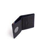 Pánská kožená peněženka Jameson VUCH, černá/tmavě modrá