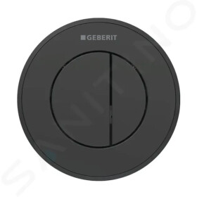 GEBERIT - Splachovací systémy Oddálené ovládání splachování typ 10, 2-činné, pro nádržku pod omítku 8 cm, černá 116.056.DW.1