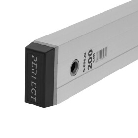 Vodováha hliníková, anodovaná, 200 cm / 0°, 90°, STALCO