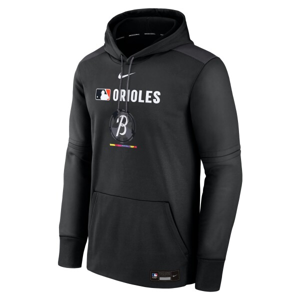 Nike Pánská mikina Baltimore Orioles MLB 2025 City Connect Authentic Therma Hoodie Velikost: M