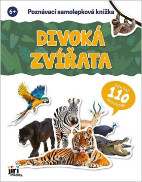 Poznávací samolepková knížka Divoká zvířata